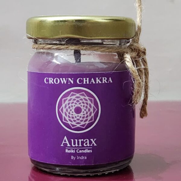 Aurax Reiki Crown Chakra Candle