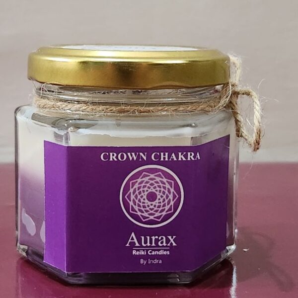 Aurax Reiki Crown Chakra Candle