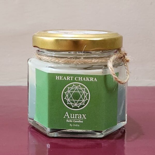 Aurax Reiki Heart Chakra Candle