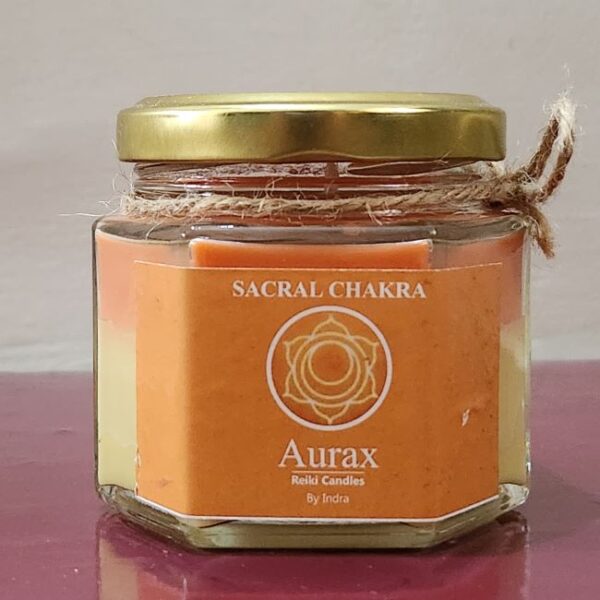 Aurax Reiki Sacral Chakra Candle