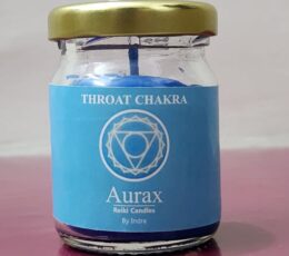 Aurax Reiki Throat Chakra Candle