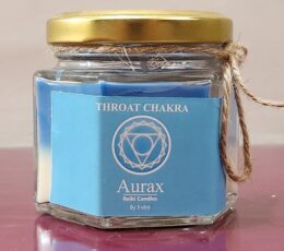 Aurax Reiki Throat Chakra Candle