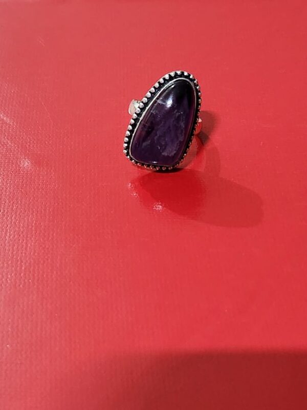 Aurax Reiki Amethyst Ring