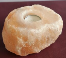 Rock Salt Candle Holder - Home Decor - Aurax Reiki