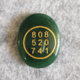 Zibu Coin Jade Stone