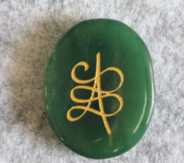 Zibu Coin Jade Stone - Home Decor - Aurax Reiki